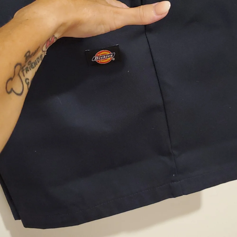 Dickies Work utility uniform shorts unisex check measurements NWOT 16 or 18 - Picture 8 of 11